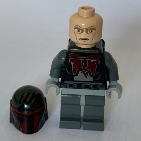 Minifigurka LEGO Mandalorian Super Commando with Low Brow Line