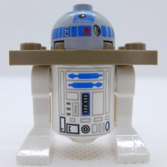 Minifigurka LEGO Astromech Droid, R2-D2, Light Bluish Gray Dome, Dark Tan Serving Tray