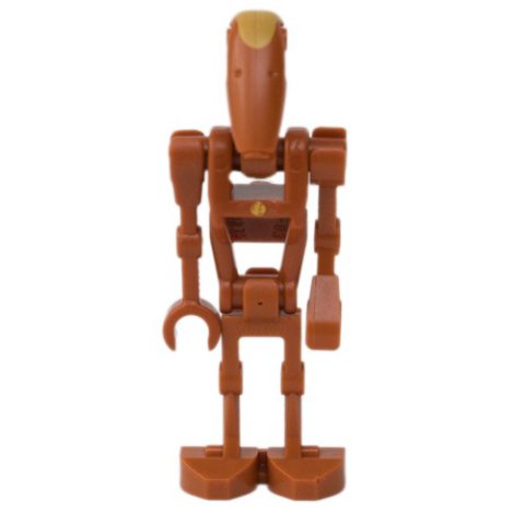 Minifigurka LEGO Battle Droid Commander, Dark Orange, One Bent Arm, One Straight Arm