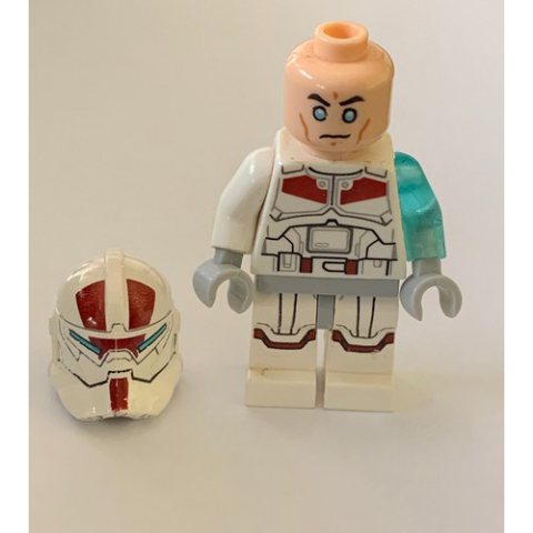 Minifigurka LEGO Jek-14, Helmet with Dark Red Markings