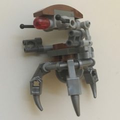 Minifigurka LEGO Droideka / Destroyer Droid, Reddish Brown Shell, Flat Silver Legs