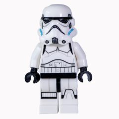 Minifigurka LEGO Stormtrooper, Dark Azure Helmet Vents, Angry (Rebels)