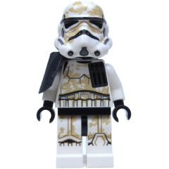 Minifigurka LEGO Sandtrooper, Black Pauldron, Neck Bracket with Single Stud