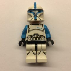 Minifigurka LEGO Clone Trooper Lieutenant, Dark Azure Markings, Printed Legs