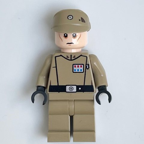 Minifigurka LEGO Imperial Officer / Captain / Commandant / Commander, Dark Tan Uniform