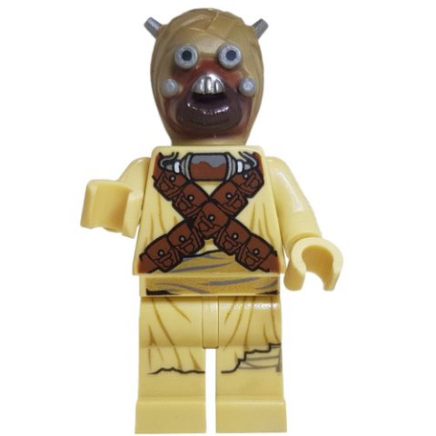 Minifigurka LEGO Tusken Raider, Head Spikes, Crossed Shoulder Belts