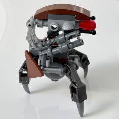 Minifigurka LEGO Droideka / Destroyer Droid, Reddish Brown Shell, Triangular Panels