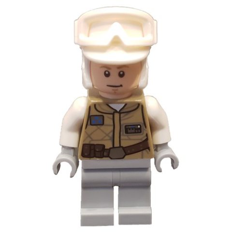 Minifigurka LEGO Luke Skywalker, Hoth Outfit, White Hat