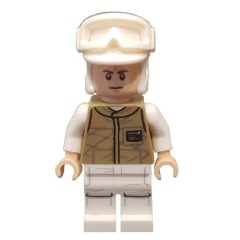 Minifigurka LEGO Rebel Trooper in Hoth Uniform, White Hat, Dark Tan Jacket