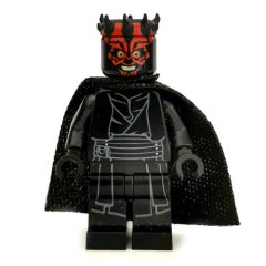 Minifigurka LEGO Darth Maul, Horns, Printed Legs, Cape