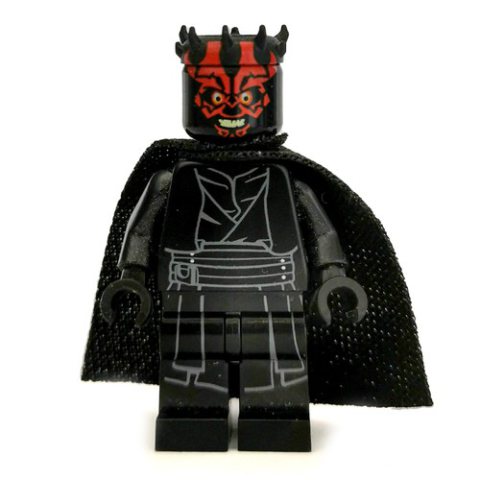 Minifigurka LEGO Darth Maul, Horns, Printed Legs, Cape