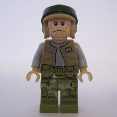 Minifigurka LEGO Rebel Trooper in Endor Uniform, Olive Green Legs, Tan Beard