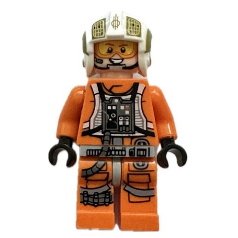Minifigurka LEGO Dutch Vander / Rebel Pilot Y-wing, Printed Legs, Visor