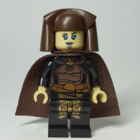 Minifigurka LEGO Luminara Unduli, Dark Brown Hat and Cape