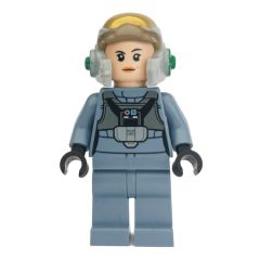Minifigurka LEGO Rebel Pilot A-wing, Female, Sand Blue Uniform