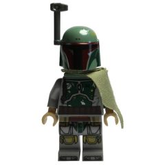 Minifigurka LEGO Boba Fett, Helmet, Jetpack Neckwear, Olive Green Pauldron, Light Bluish Gray Hips