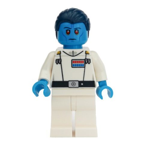 Minifigurka LEGO Admiral Thrawn, White Legs