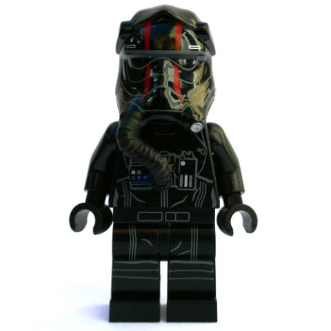 Minifigurka LEGO TIE Pilot, First Order, Two Red Lines on Helmet