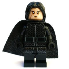 Minifigurka LEGO Kylo Ren, Black Hands, 19888 Cape
