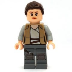 Minifigurka LEGO Rey, Dark Tan Jacket