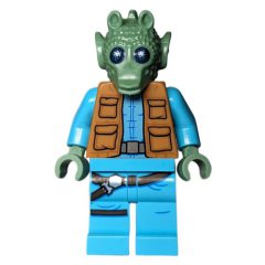 Minifigurka LEGO Greedo, Sand Green Skin, Knee Strap