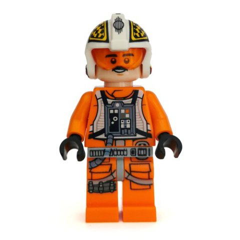 Minifigurka LEGO Biggs Darklighter, Helmet with Trans-Yellow Visor