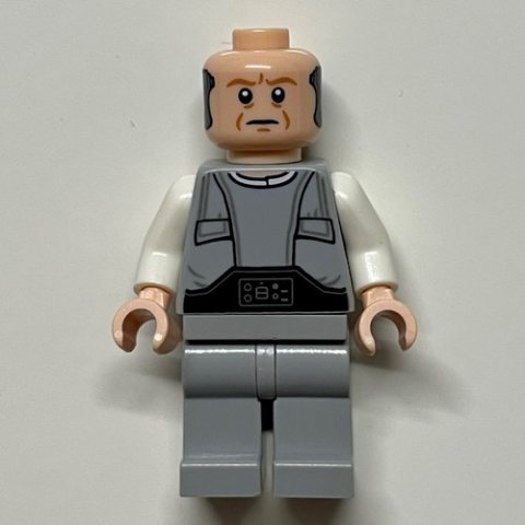 Minifigurka LEGO Lobot, Medium Nougat Eyebrows