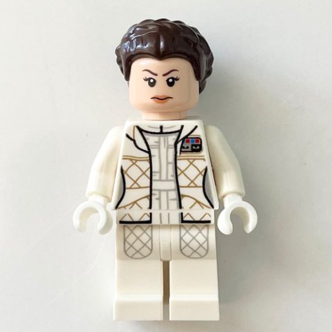 Minifigurka LEGO Princess Leia, Hoth Outfit, White Jacket