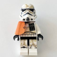 Minifigurka LEGO Sandtrooper Squad Leader / Captain, Orange Pauldron, Neck Bracket
