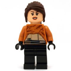 Minifigurka LEGO Qi'ra, Medium Nougat Fur Coat