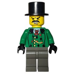 Minifigurka LEGO Bandit - Western, Green Suit, Top Hat
