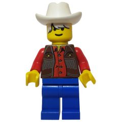 Minifigurka LEGO Cowboy - Red Shirt