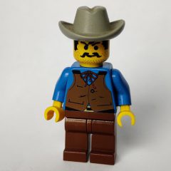 Minifigurka LEGO Cowboy - Blue Shirt