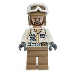 Minifigurka LEGO Rebel Trooper in Hoth Uniform, Dark Tan Hat, Dark Brown Beard
