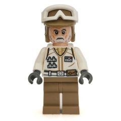 Minifigurka LEGO Rebel Trooper in Hoth Uniform, Dark Tan Hat, White Beard