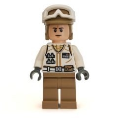 Minifigurka LEGO Rebel Trooper in Hoth Uniform, Dark Tan Hat, Frown