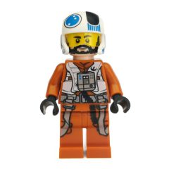 Minifigurka LEGO Temmin 'Snap' Wexley / Resistance Pilot, Lines Under Eyes