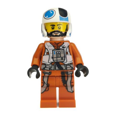 Minifigurka LEGO Temmin 'Snap' Wexley / Resistance Pilot, Lines Under Eyes