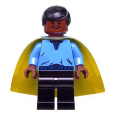 Minifigurka LEGO Lando Calrissian, Yellow and Blue Cape (3626c Head)