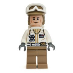 Minifigurka LEGO Rebel Trooper in Hoth Uniform, Dark Tan Hat, Cheek Lines