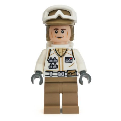 Minifigurka LEGO Rebel Trooper in Hoth Uniform, Dark Tan Hat, Cheek Lines