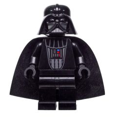 Minifigurka LEGO Darth Vader, Light Bluish Gray Skin, No Scars on Right Cheek (3626c Head)