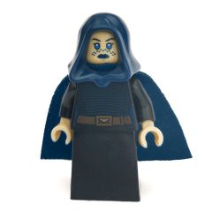 Minifigurka LEGO Barriss Offee, Dark Blue Hood and Cape, Skirt