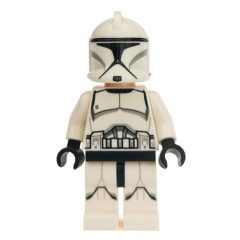 Minifigurka LEGO Clone Trooper, Phase I Armor, Angry, Printed Legs (61189 Helmet)