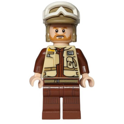 Minifigurka LEGO Corporal Rostok / Rebel Trooper with Beard and White Snow Goggles