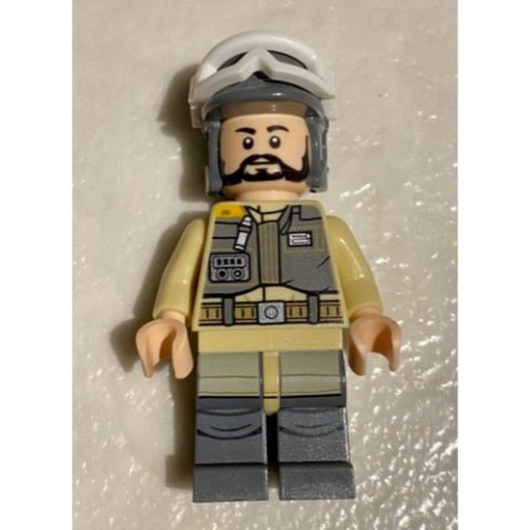 Minifigurka LEGO Private Kappehl / Rebel Trooper with Black Beard and White Snow Goggles