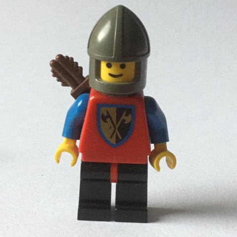 Minifigurka LEGO Archer (Crusader Axe) - Black Legs