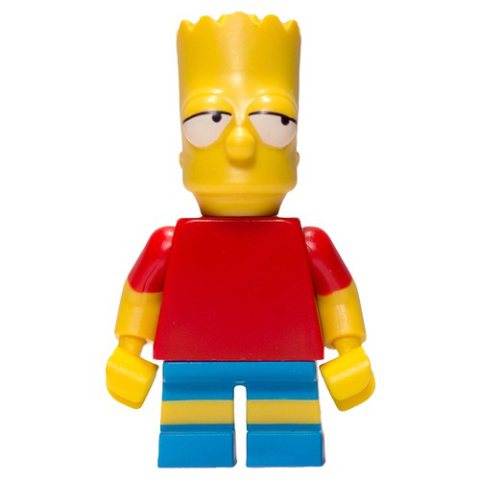 Minifigurka LEGO Bart Simpson with Half Closed Eyes