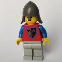 Minifigurka LEGO Knight (Crusader Axe) - Light Gray Legs