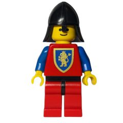 Minifigurka LEGO Knight (Crusader Lion) - Red Legs, Black Neck-Protector